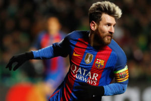 Messi con el Barca