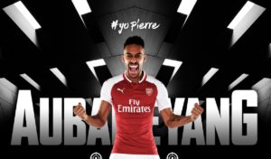 Pierre-Emerick Aubameyang en el Arsenal