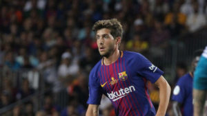 Sergi Roberto con el Barcelona