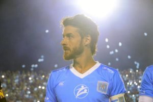 partido de despedida de Aimar. Pablo Aimar se despidió del fútbol en el club de su ciudad, Estudiantes de Rio Cuarto por la Copa Argentina.