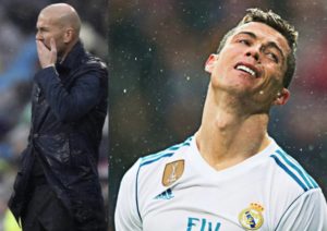 Zidane y cristiano ronaldo tras la mala campaña del real madrid