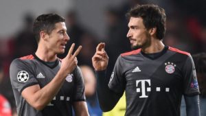Bronca entre Lewandowski y Hummels en el entrenamiento del bayern munich