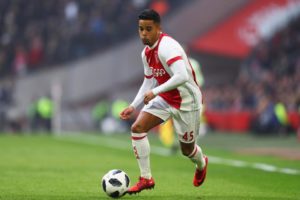 Justin Kluivert con el Ajax