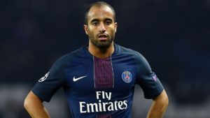 Lucas Moura con el PSG