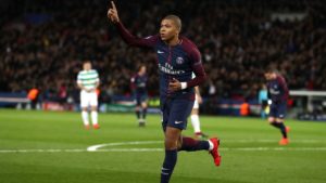 Mbappé con el PSG