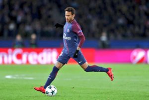 Neymar con el PSG