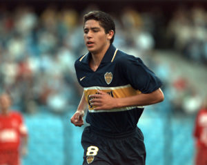 Riquelme con Boca