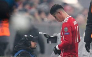 Lesión de James Rodriguez en el bayern