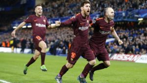 Primer gol de Messi al Chelsea en la portería del ‘Iniestazo’