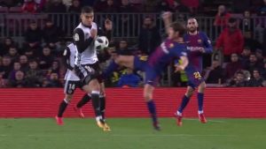 Sergi Roberto Barcelona vs valencia