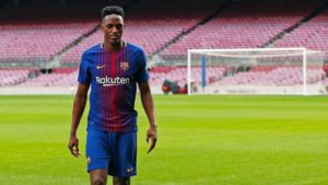 Yerry mina, nuevo jugador del barcelona