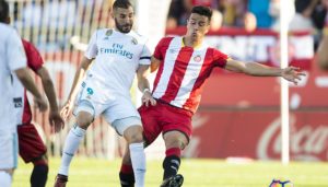 Bernardo Espinosa con Girona