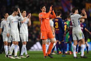 Courtois en el Camp Nou