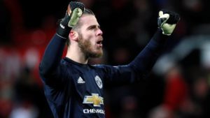 De Gea con el United