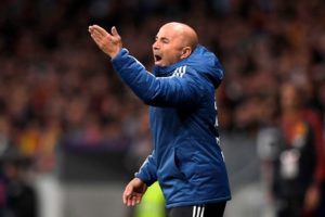 Jorge Sampaoli con Argentina