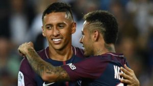 Marquinhos y Neymar