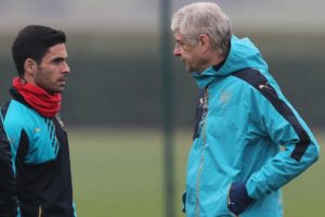 Arteta y Wenger