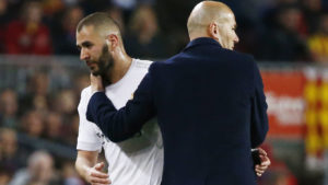 Benzema com Zidane