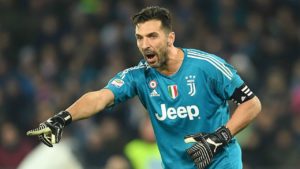 Buffon con la Juve