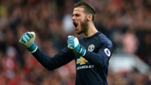 De Gea con el United