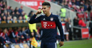 James con el Bayern