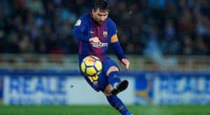 Messi con el Barca