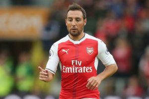 Cazorla con el Arsenal