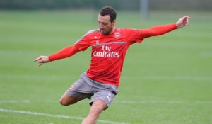 Cazorla con Arsenal