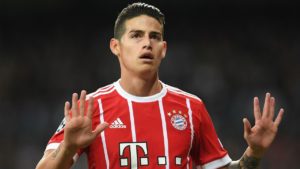 James con el Bayern
