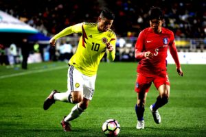 James con Colombia