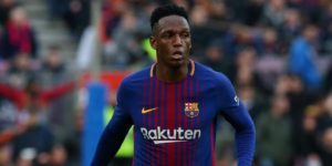 Mina con el Barca
