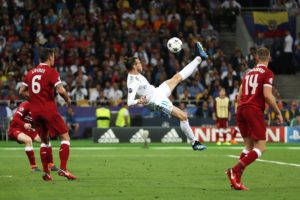 golazo de chilena de gareth bale en kiev durante la final del liverpool vs real madrid