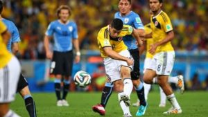 JAMES RODRIGUEZ GOL URUGUAY BRASIL 2014