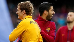 Griezmann atletico de madrid barcelona y ñuis suarez