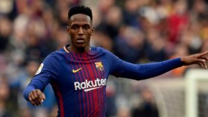 yerry mina en el barcelona