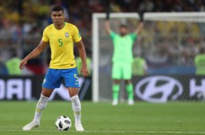 Casemiro con Brasil