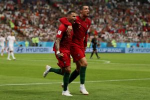 Cristiano Ronaldo y Ricardo Quaresma