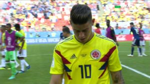 James Rodriguez derrota ante Japon