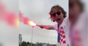 modric celebra con croacia