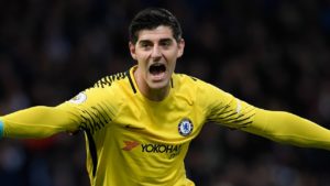 Courtois con el Chelsea