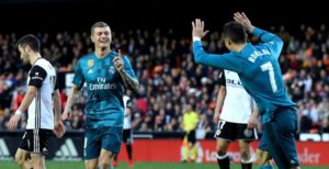 Kroos con el Madrid