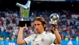 Modric en el Bernabéu