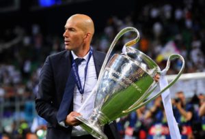 Zidane con la Champions