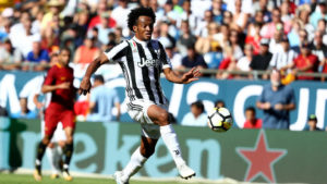Cuadrado con la Juve