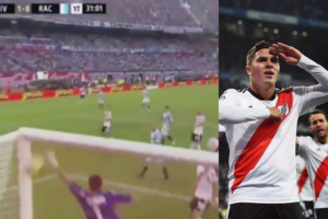 el golazo de tiro libre de quintero ante racing