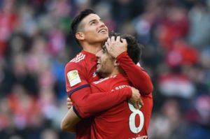 James gol bayern munich