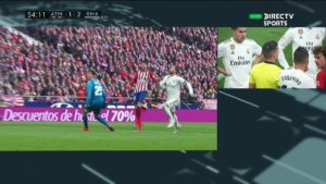 el var contra morata golazo a courtois