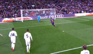 panenka de luis suarez al madrid