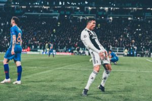 sancion a cristiano ronaldo por gesto a lo simeone en el juventus vs atleti