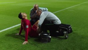 lesion crisitano con portugal